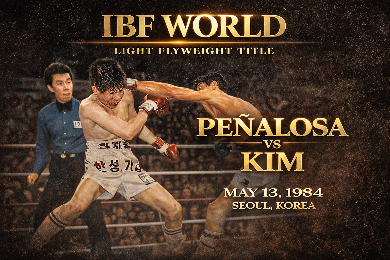 IBF世界ライトフライ級タイトルマッチ　レフェリー