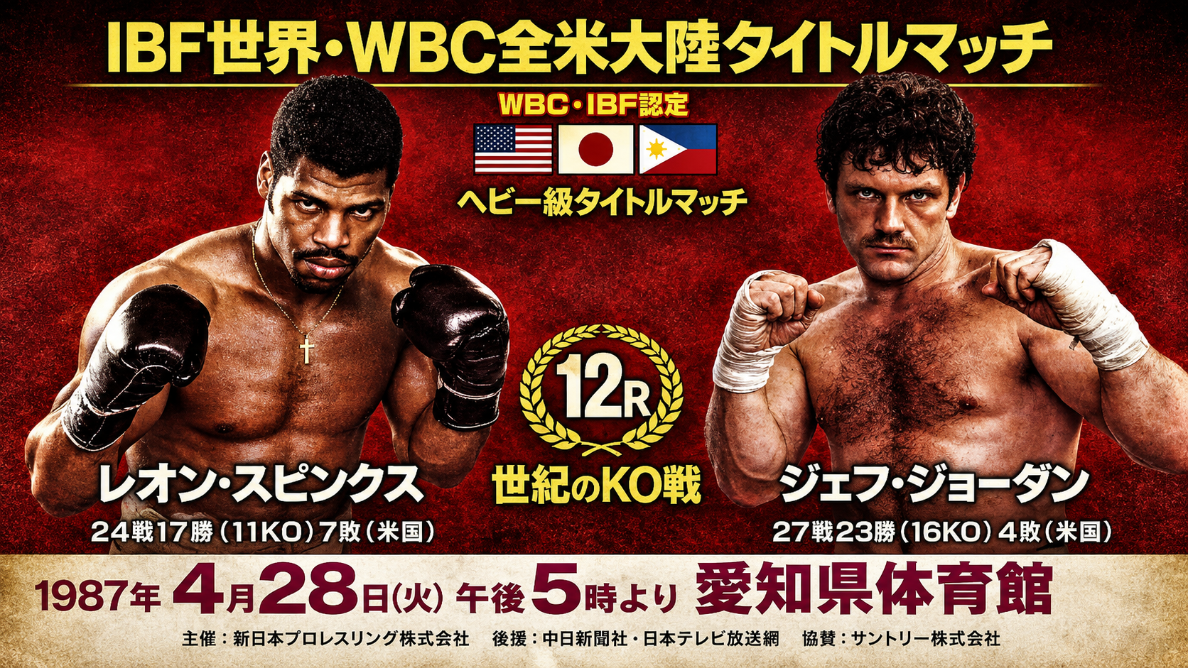 WBC米大陸ヘビー級選手権　レフェリー