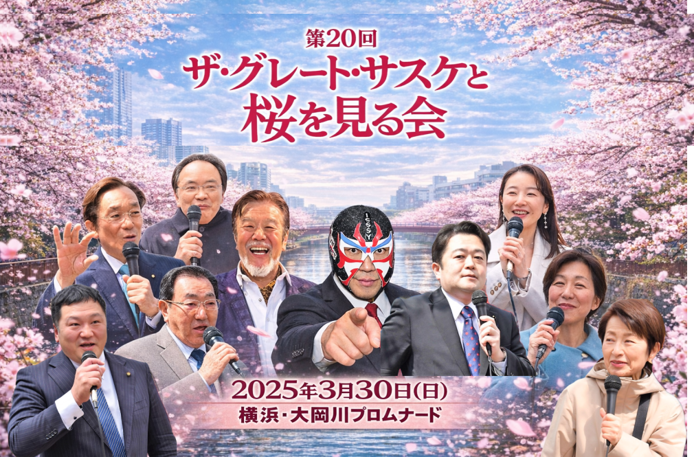第20回ザ・グレート・サスケと桜を見る会　主催