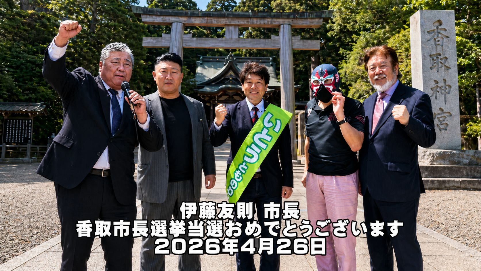 伊藤友則市長 当選