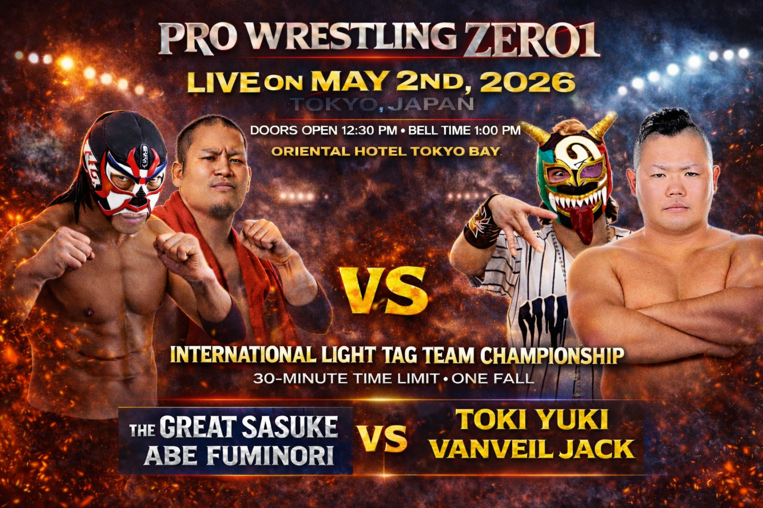 ZERO1『風林火山タッグトーナメント』